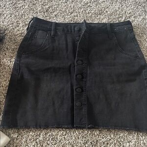 Calvin Klein Jeans Charcoal Denim Skirt